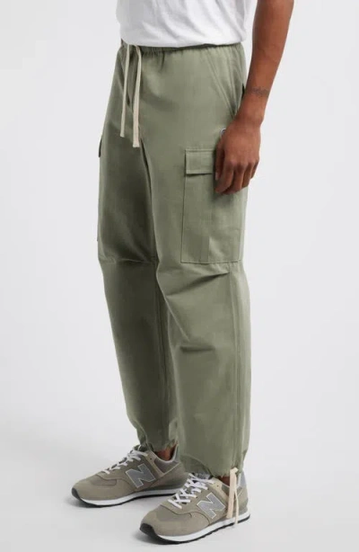 Standard Issue Pd Drawstring Cargo Pants In Green