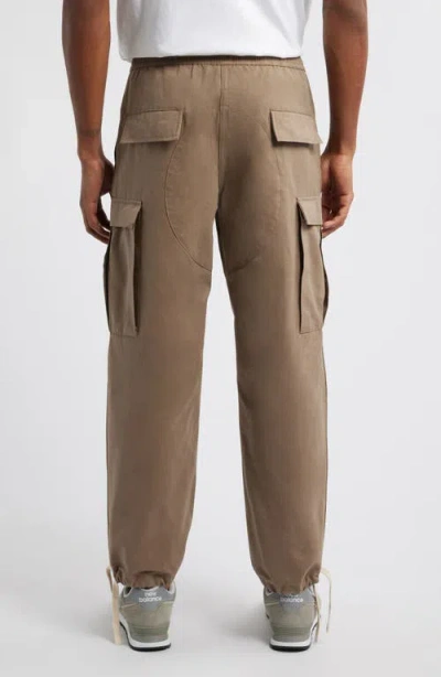 Standard Issue Pd Drawstring Cargo Pants In Brown