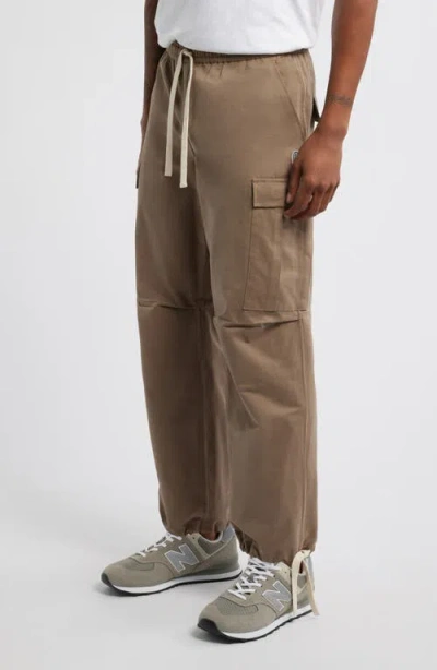 Standard Issue Pd Drawstring Cargo Pants In Brown