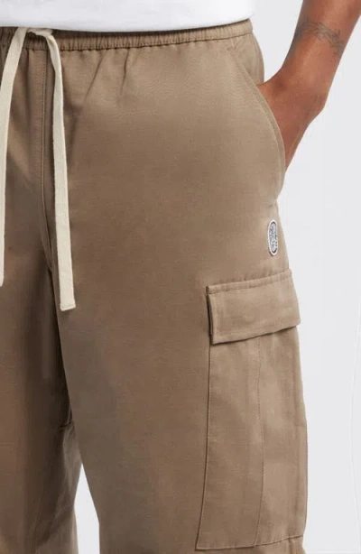 Standard Issue Pd Drawstring Cargo Pants In Brown