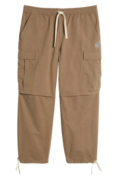Standard Issue Pd Drawstring Cargo Pants In Brown