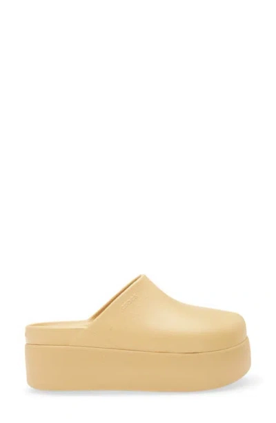 Crocs Dylan Platform Clog In Nude