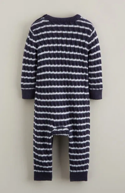 Nordstrom Cable Sweater Romper In Blue