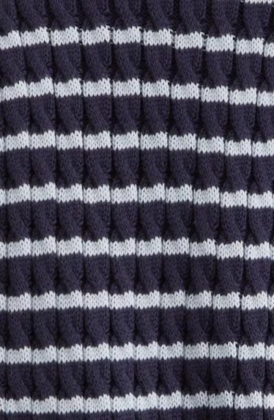 Nordstrom Cable Sweater Romper In Blue