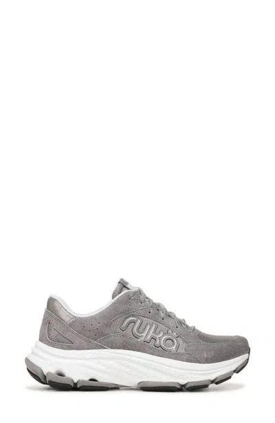 Ryka Wide Width Devotion X Max Classic Sneaker In Gray