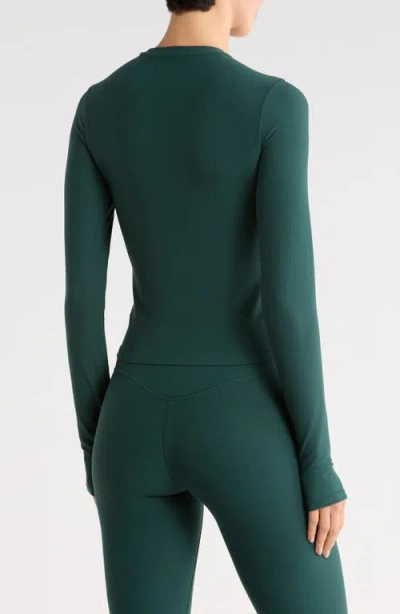Spanx Smooth Onform Contour Long Sleeve In Green
