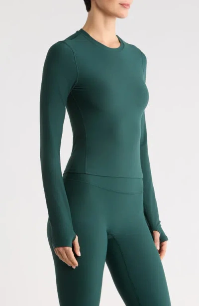 Spanx Smooth Onform Contour Long Sleeve In Green
