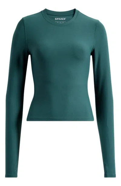 Spanx Smooth Onform Contour Long Sleeve In Green