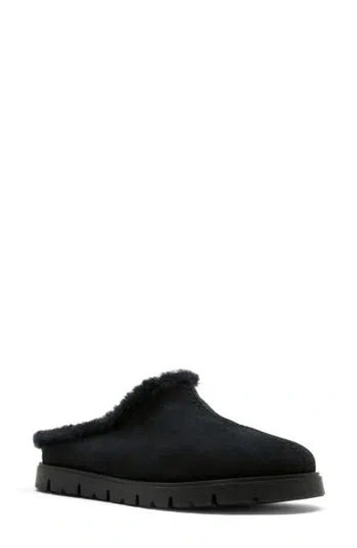 La Canadienne Eva Shearling Lined Slipper In Multi
