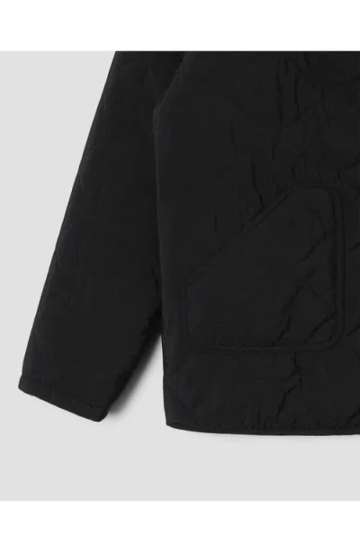 Stan Ray Reversible Quilted Liner Jacket In Black