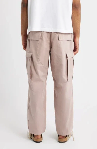 Standard Issue Pd Drawstring Cargo Pants In Pink