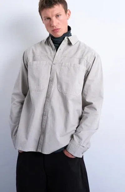 Topman Regular Fit Ripstop Overshirt In Multi