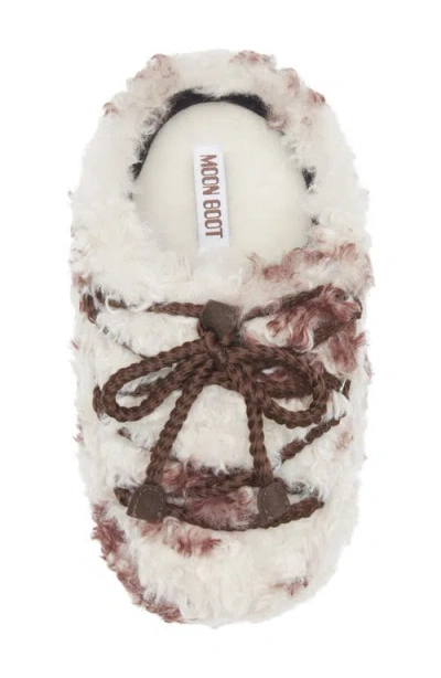 Moon Boot Evx Slip-on-style Faux Shearling Mules In Multi