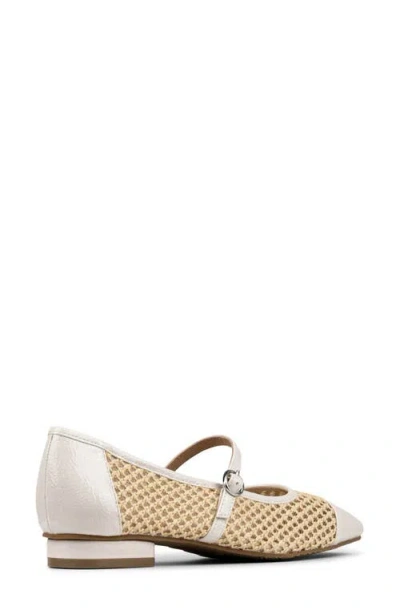 Donald Pliner Ditzy Mary Jane Ballet Flat In White
