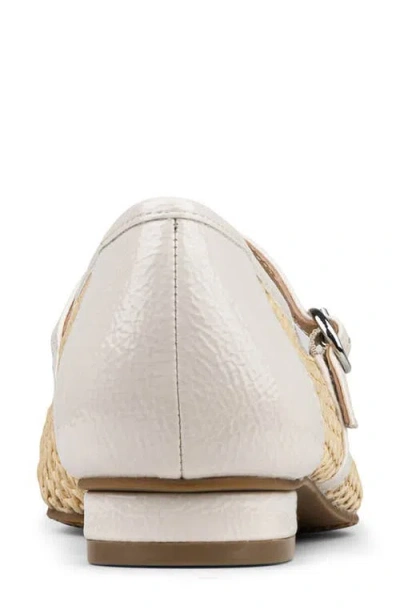 Donald Pliner Ditzy Mary Jane Ballet Flat In White