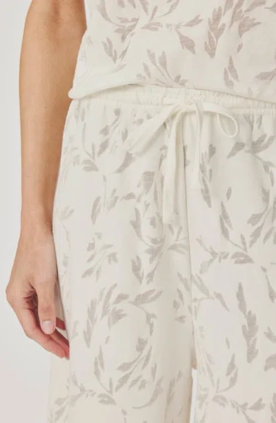 Splendid Air Burnout Drawstring Pants In White
