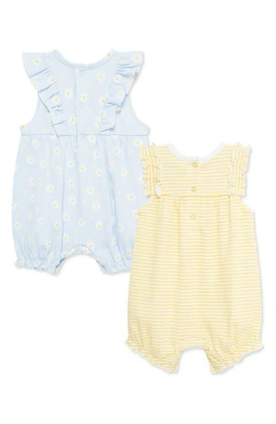 Little Me Assorted 2-pack Rompers In Multi