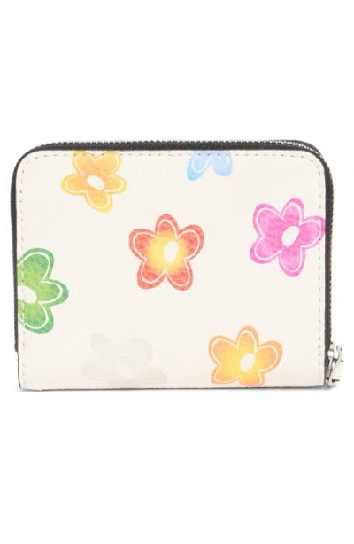 Marc Jacobs Mini Compact Leather Wallet In Multi