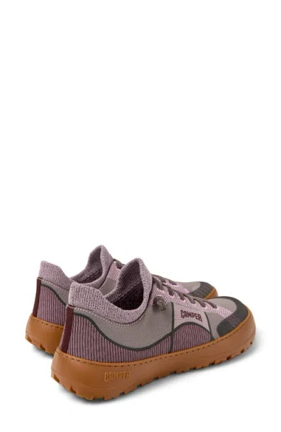 Camper Peu Serra Knitted Sneakers In Purple