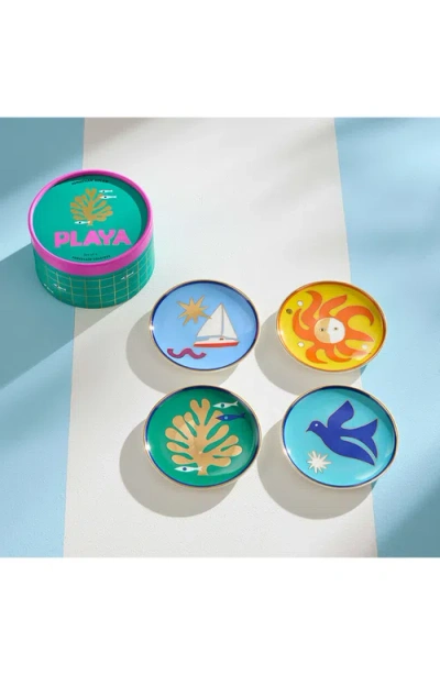 Jonathan Adler Playa Coaster Set In Multi