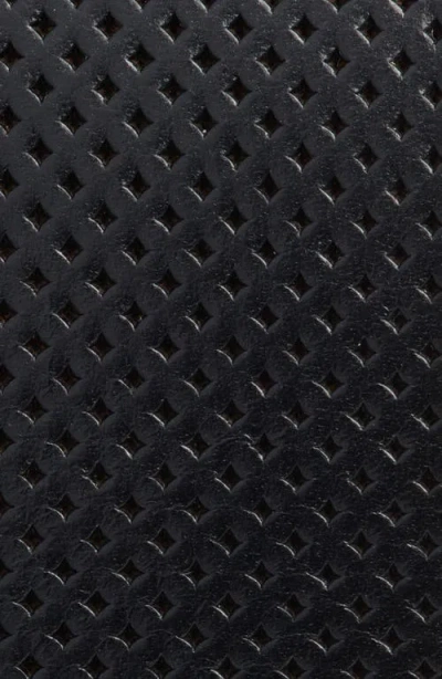 Nordstrom Brian Perforated Leather Belt In Black