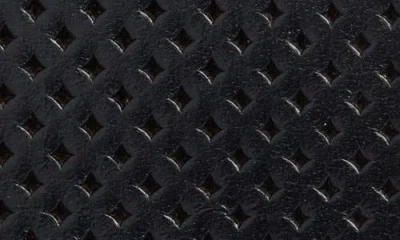 Nordstrom Brian Perforated Leather Belt In Black