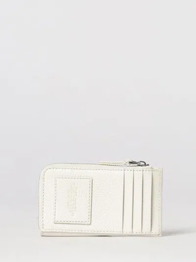 Marc Jacobs The Wallet Grained Leather Wallet In White