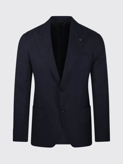 Lardini Jacket Men In Blue