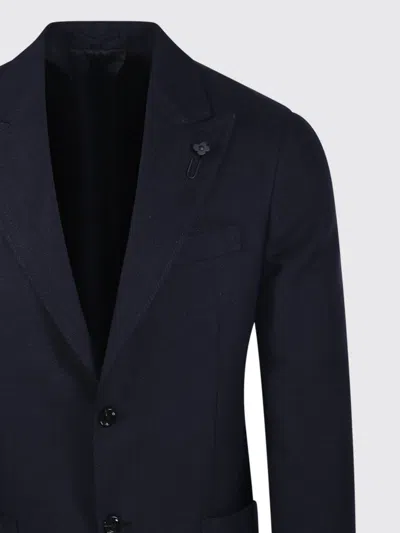 Lardini Jacket Men In Blue