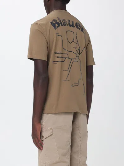Blauer T-shirt Men In Brown