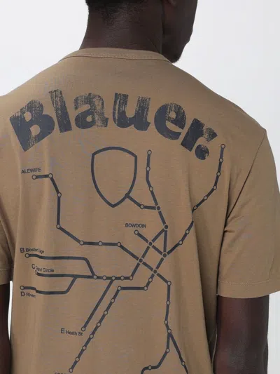 Blauer T-shirt Men In Brown
