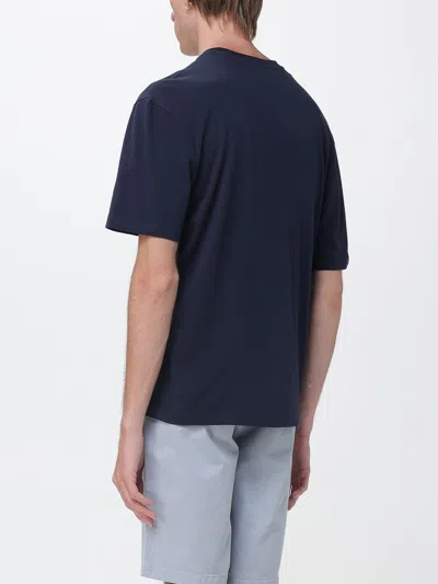 Blauer T-shirt Men In Blue