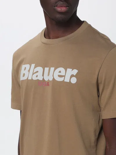 Blauer T-shirt Men In Brown