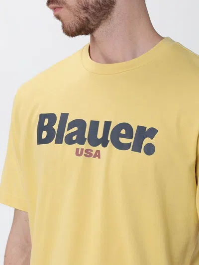 Blauer T-shirt Men In Yellow