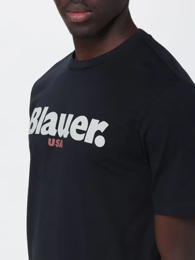 Blauer T-shirt Men In Blue