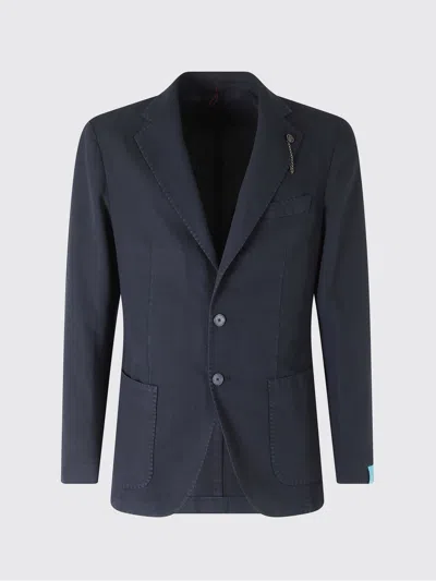 Santaniello Jacket Men In Blue