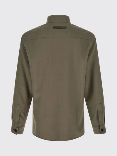 Zegna Shell Jacket In Green