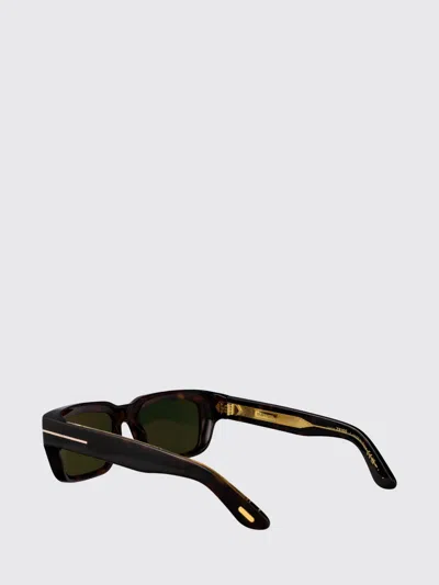 Tom Ford Rectangular Sunglasses Ft1203 52 N In Brown