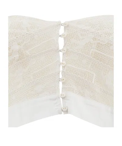Bode Semi-transparent Vest In White