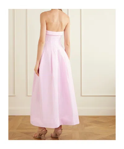 Simkhai Womens Daisy Avril Strapless Bustier Cotton-blend Maxi Dress In Pink
