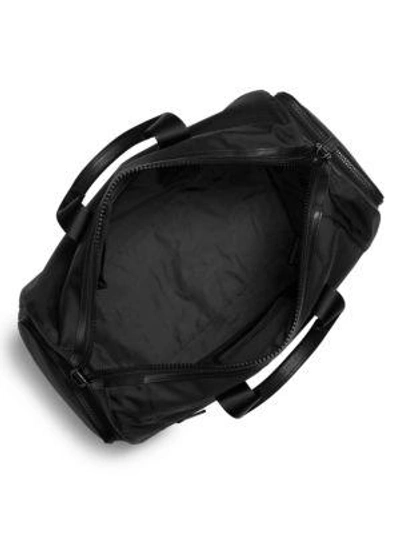 Shop Michael Kors Ballistic Nylon Gym Bag In Black