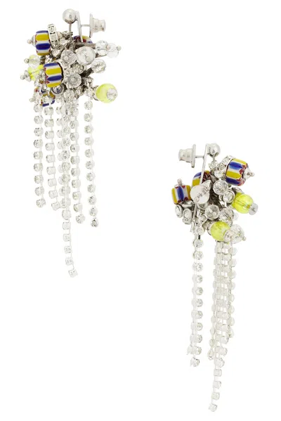 Dries Van Noten Dangle Earrings In Multi