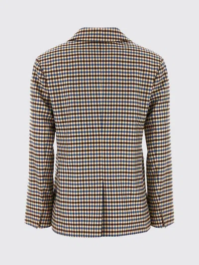 Max Mara Checked Blazer In Black