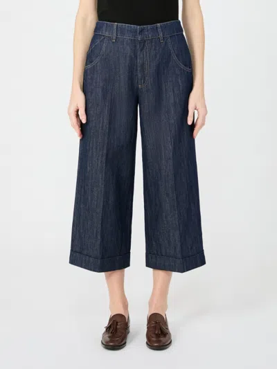 Max Mara Belt Loop Jeans In Blue