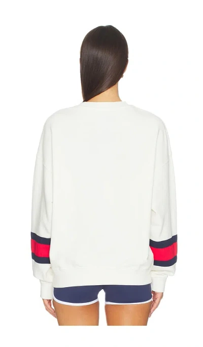 Beach Riot Devyn Oversize Sweatshirt In White