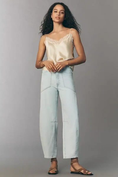 Dl1961 Miro Barrel High Rise Jeans In Saltstone In Blue
