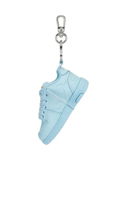 Off-white Ooo Keyring In Blue