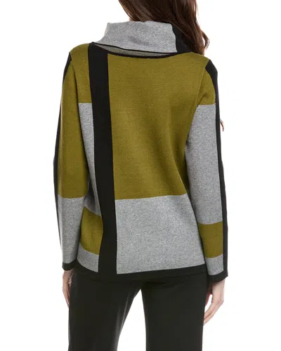 Joseph Ribkoff Knit Pullover In Green