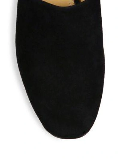 Shop The Row Noelle Convertible Suede Loafers In Black