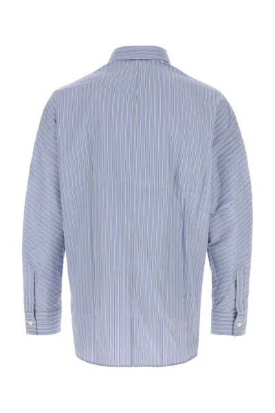 Givenchy Couture Seam Overshirt In Blue